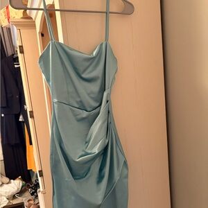 Windsor Light Blue Backless Dress